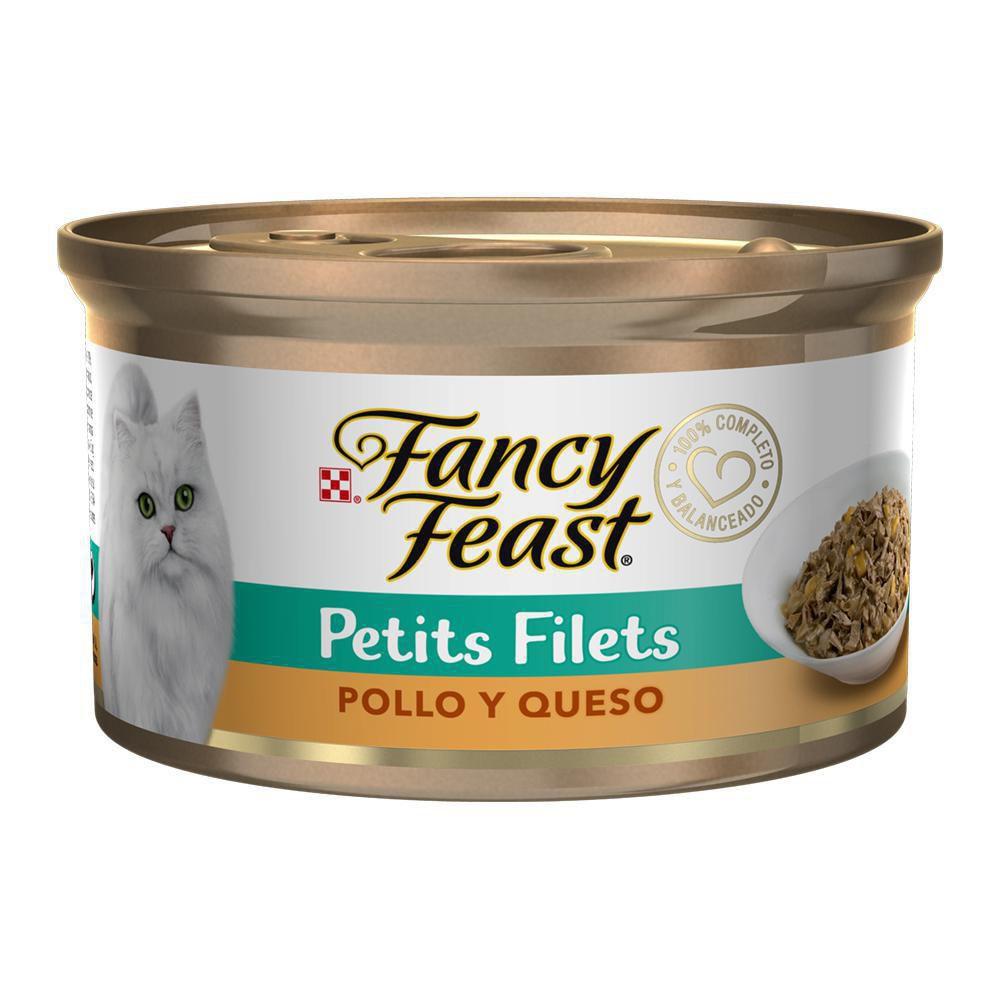 LATA FANCY FEAST Petits Filets Pollo y Queso 85 GR